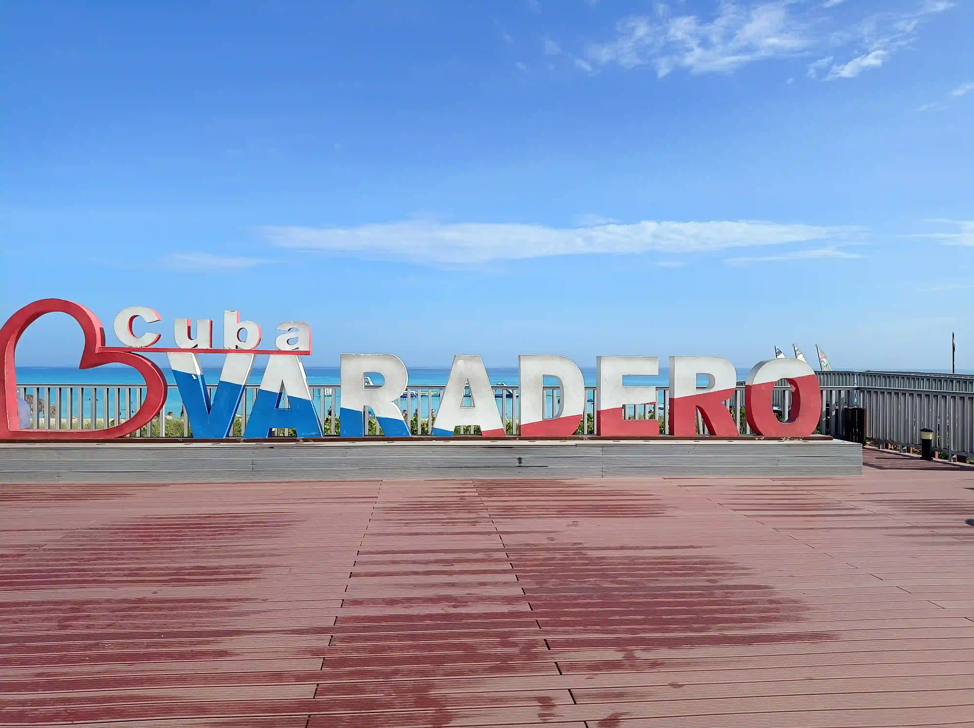 Cartel turístico de Cuba Varadero